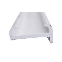 Оснування привального бруса 4 метри біле стійке до погодних умов для дачі та заміського використання