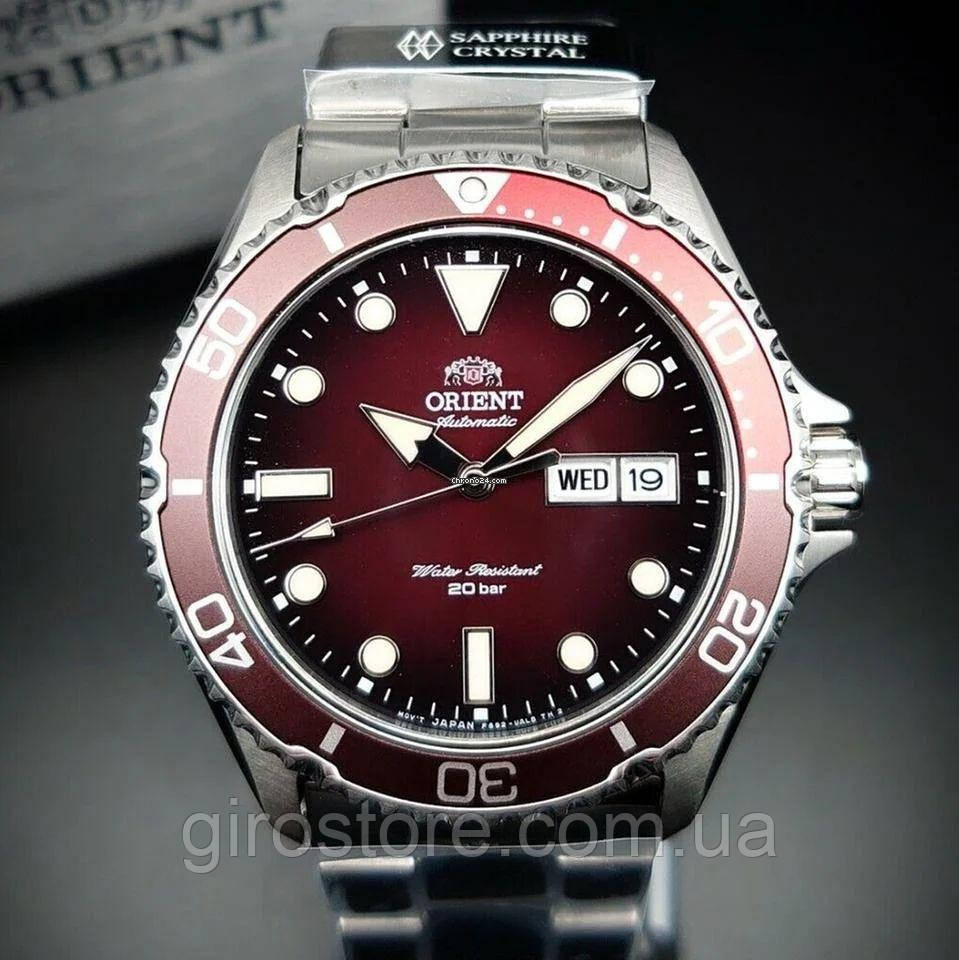 Японський дайверський годинник Orient RA-AA0814R19B Kamasu Mako III — сапфір механіка з самозаводом від руху 200 м, фото 1