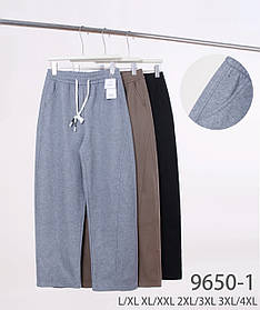 Жіночі трикотажні штани-мом №9650-1 р.L-4XL (46-52)