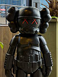 Kaws Star Wars Stormtrooper Black велика колекційна статуетка фігурка 140 см чорний, фото 5
