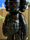 Kaws Star Wars Stormtrooper Black велика колекційна статуетка фігурка 140 см чорний, фото 6