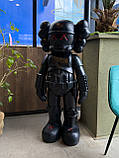 Kaws Star Wars Stormtrooper Black велика колекційна статуетка фігурка 140 см чорний, фото 8