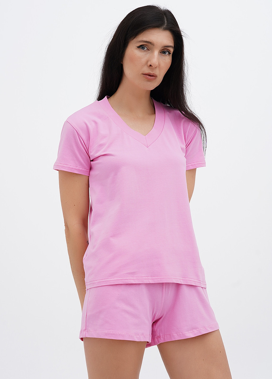 Футболка жіноча S рожева, фото 1