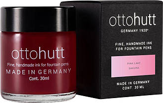 Чорнило Otto Hutt Pink Lake Sakura у скляній баночці 30 мл, колір рожевий із запахом сакури, 949107