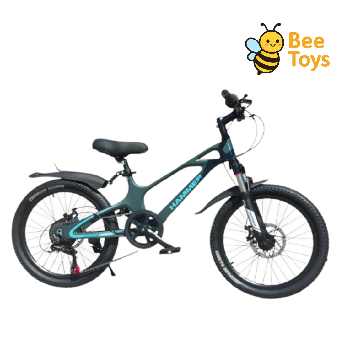 Дитячий велосипед HAMMER M-1, 20", двоколісний, магнієва рама, 7 швидкостей, хаки колір, фото 1