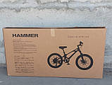 Дитячий велосипед HAMMER M-1, 20", двоколісний, магнієва рама, 7 швидкостей, хаки колір, фото 7