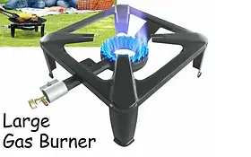 Чавунна плита на 1 конфорку 40*40 см Газовий пальник Mader чавунний SV227