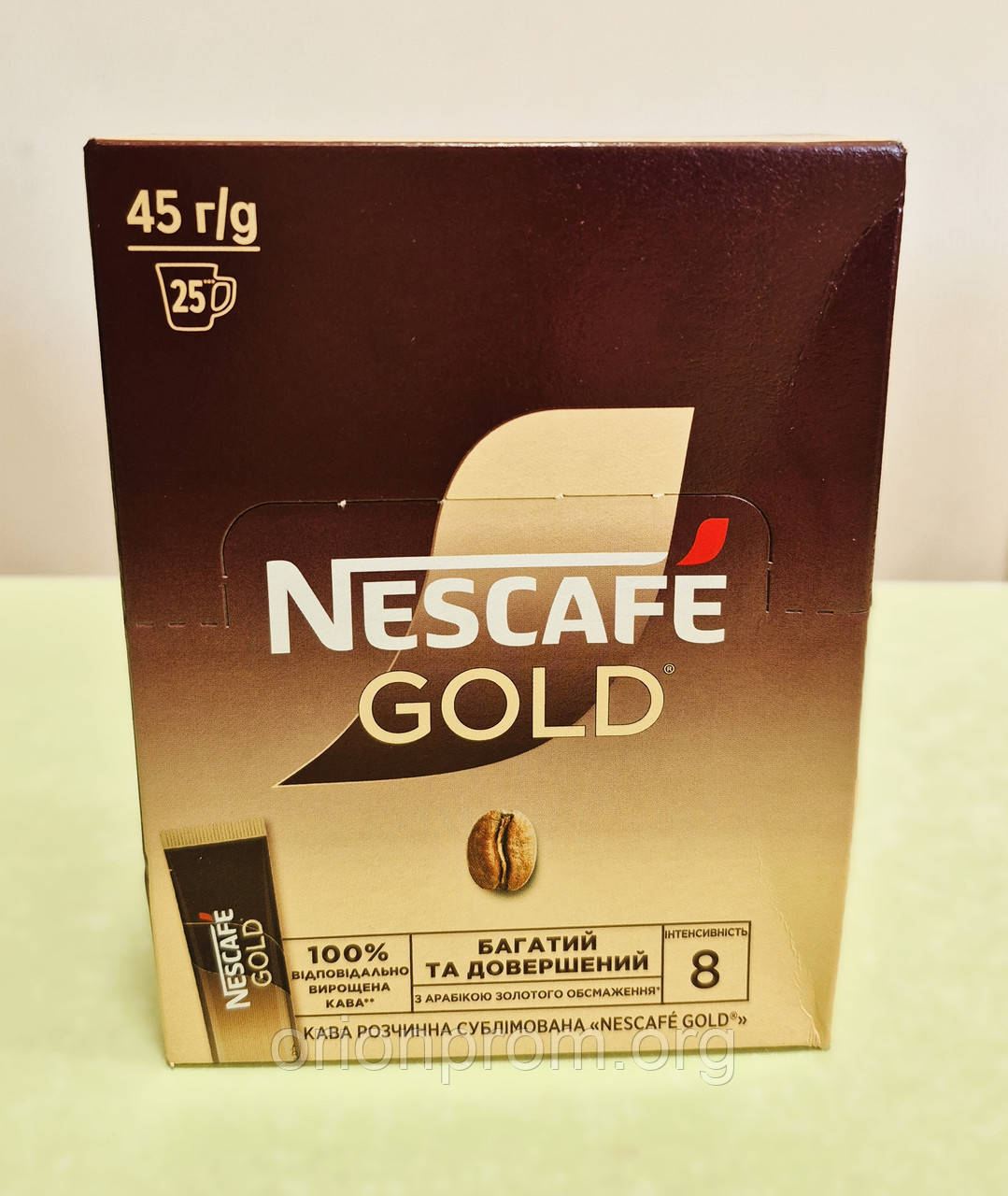 Кава Nescafe Gold 25 стіків, фото 1