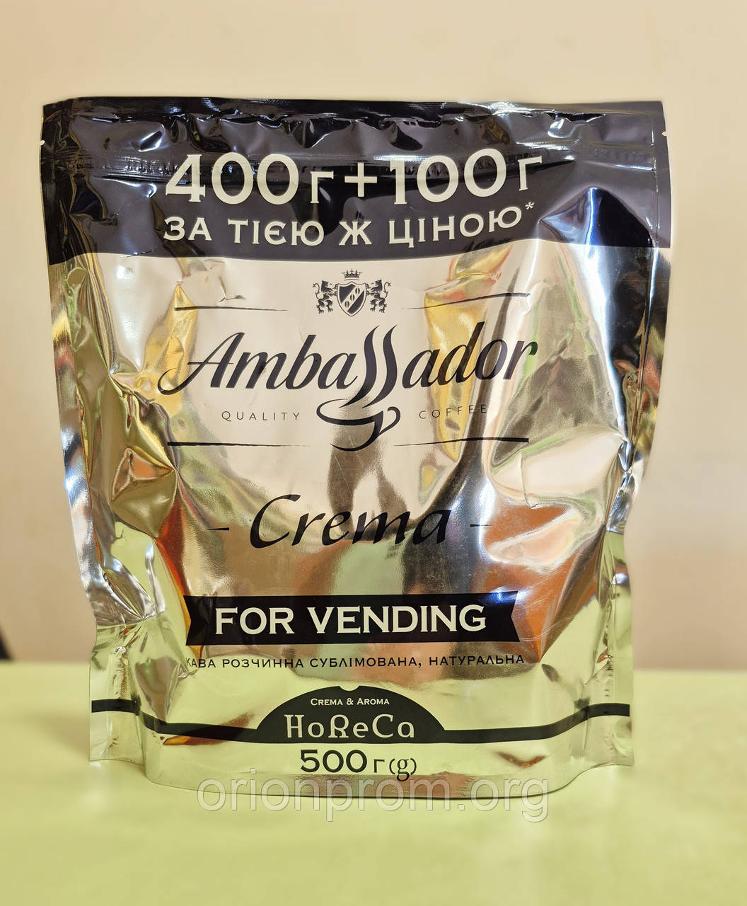 Кава Ambassador Crema 500 г розчинна