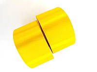 Атласна стрічка жовток 5 см 33 м