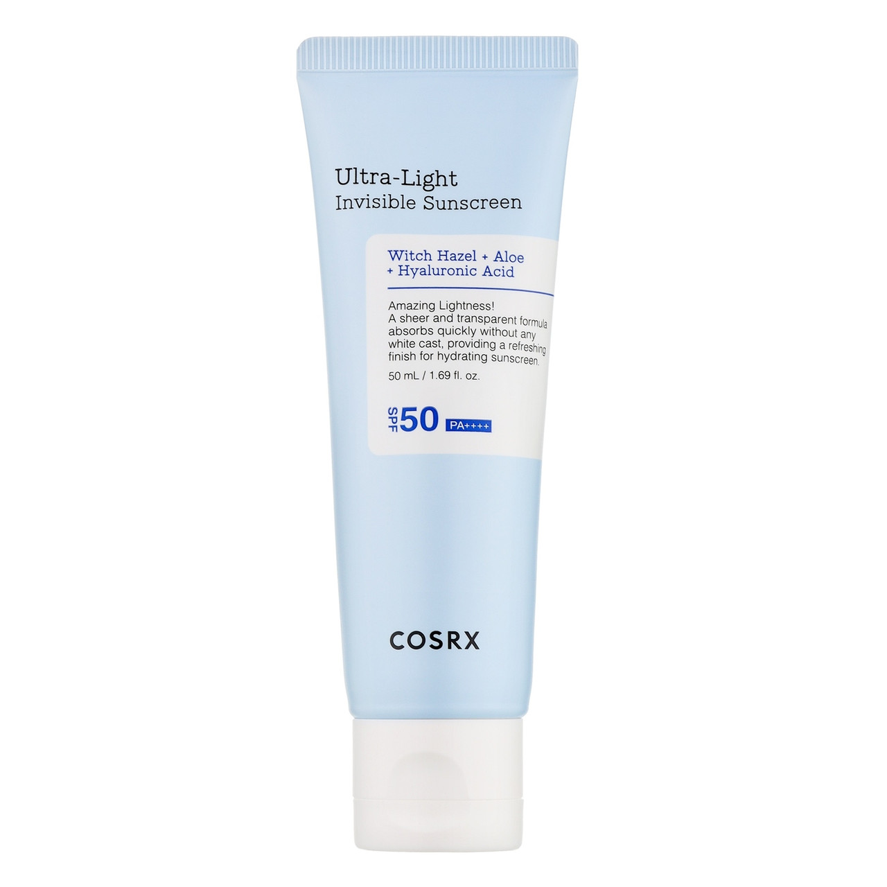 Легкий сонцезахисний крем COSRX Ultra Light Invisible Sunscreen SPF 50 PA++++ 50ml, фото 1