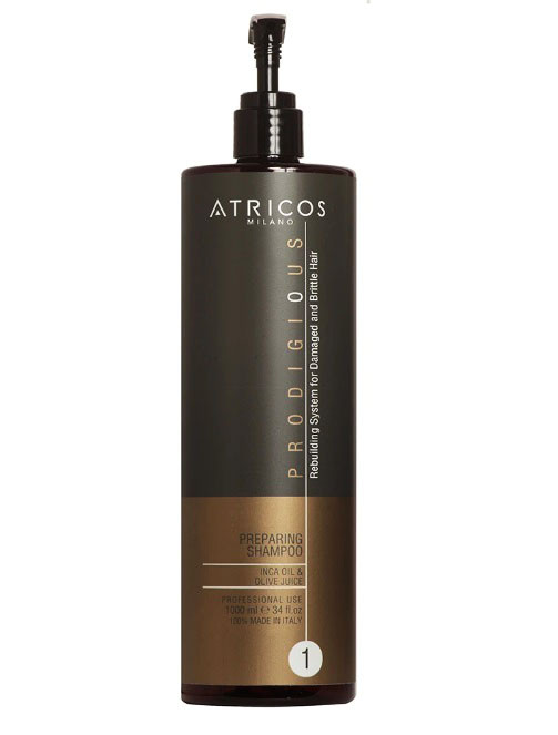 Підготовчий шампунь для волосся Atricos Prodigious Preparing Shampoo 1000ml