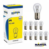 Лампа 12V (цоколь зміщ BАZ15s) P21/4W "Narva"
