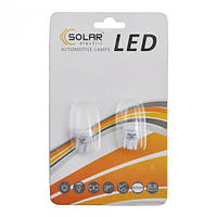 Світлодіод 12V Т10 Білий SMD 1 (2шт. блістер) "Solar" LS245 B2