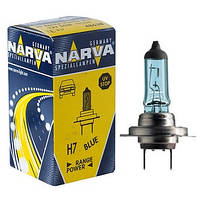 Лампа 12V H7 55W 3700K + 50% Range Power Blue "Narva" (1шт)
