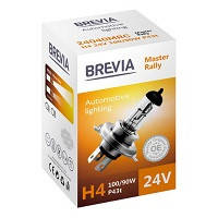 Лампа 24V H4 100/90W Master Rally "Brevia" (1шт)