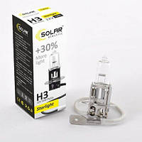 Лампа 12V H3 55W + 30% Starlight "Solar" (1шт)