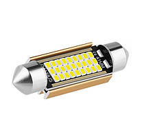 Світлодіод 12V Т11 36мм Білий SMD 21-2016 Canbus 180Lm №107