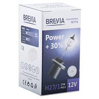 Лампа 12V H27/1 27W + 30% "Brevia" (1шт)