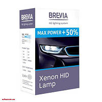 Лампа Ксенон H1 5500K 35W +50% Max Power "Brevia" (2шт)