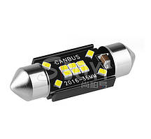 Світлодіод 12/24V Т11 36мм Білий SMD 10-2016 Canbus 160Lm №111