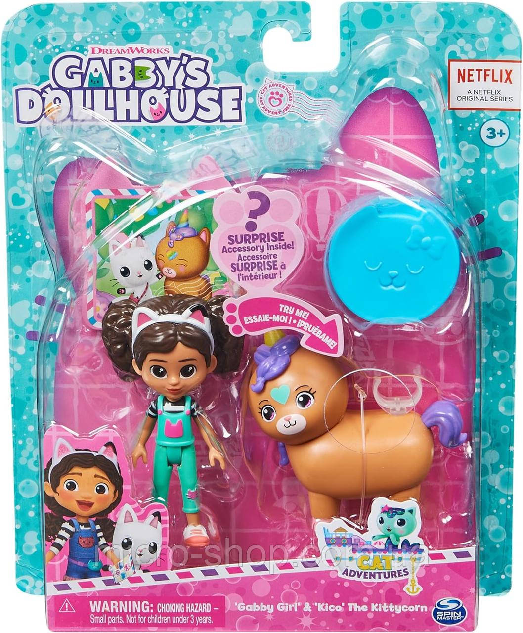 Габбі і Кіко Корн Ляльковий будиночок Габбі Gabby's Dollhouse, Gabby Girl and Kico the Kittycorn