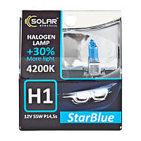 Лампа 12V H1 55W 4200K StarBlue "Solar" (Box-2шт)