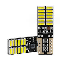 Світлодіод 12V Т10 Canbus Білий SMD 24-4010 2.5W №10