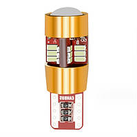 Світлодіод 12V Т10 Canbus Білий SMD 27-3014 Лінза 500Lm №18