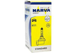 Лампа 12V H11 55W Standart "Narva" (1шт) (PGJ19-2)