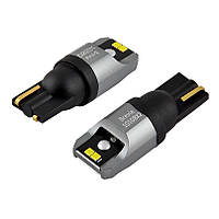 Світлодіод 12/24V T10 Білий W5W 4x1616SMD 150Lm 6000K "Brevia" CANbus №10108 (2шт)
