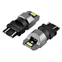 Світлодіод 12/24V P27/7 Білий P27/7W 6x3020SMD 330Lm 6000K "Brevia" CANbus №10139 (2шт)
