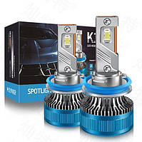 Лампа LED H11 (H8/H9/H16 радіатор+кулер) 70w/11000Lm K10 Chip 6000K IP68 9/16V EMC-драйвер