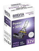 Лампа 12V HIR2/9012 55W + 30% "Brevia" (1шт)