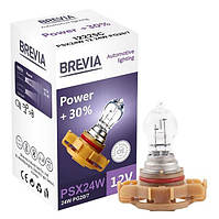 Лампа 12V (цоколь PG20/7) PSX24W + 30% "Brevia"