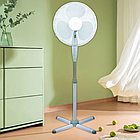 Вентилятор підлоговий на чотирьох ніжках із 3 швидкостями Electric fan 40 Вт, фото 2