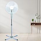 Вентилятор підлоговий на чотирьох ніжках із 3 швидкостями Electric fan 40 Вт, фото 3