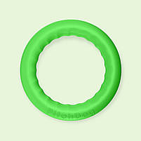 Іграшка для собак кільце для апортування і тренування PitchDog30 ПітчДог Collar, d=28 см Зелений, фото 2