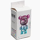 Акумуляторний мінівентилятор з USB, 3 швидкості/Рожевий вентилятор/ Портативний вентилятор на стіл, фото 10