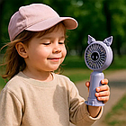 Ручний мінівентилятор від акумулятора/ Портативний вентилятор, фото 2