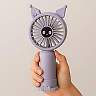 Ручний мінівентилятор від акумулятора/ Портативний вентилятор, фото 4