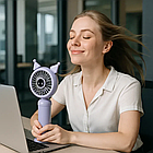 Ручний мінівентилятор від акумулятора/ Портативний вентилятор, фото 6