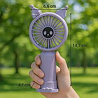 Ручний мінівентилятор від акумулятора/ Портативний вентилятор, фото 7