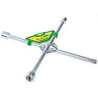 Ключ балонний хрест посилений 17*19*21мм*1/2" Хром-Ванадій "Alloid" (КБ-201721)(Ø15.5mm.вага1,23кг)