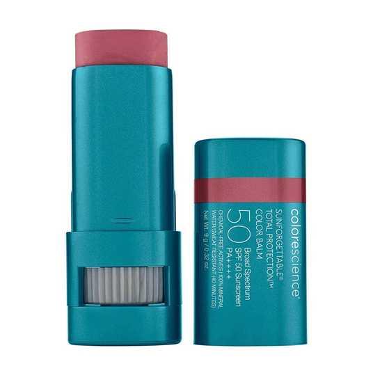 Сонцезахисний бальзам для ягідний губ і щік Colorescience Total Protection Balm SPF 50