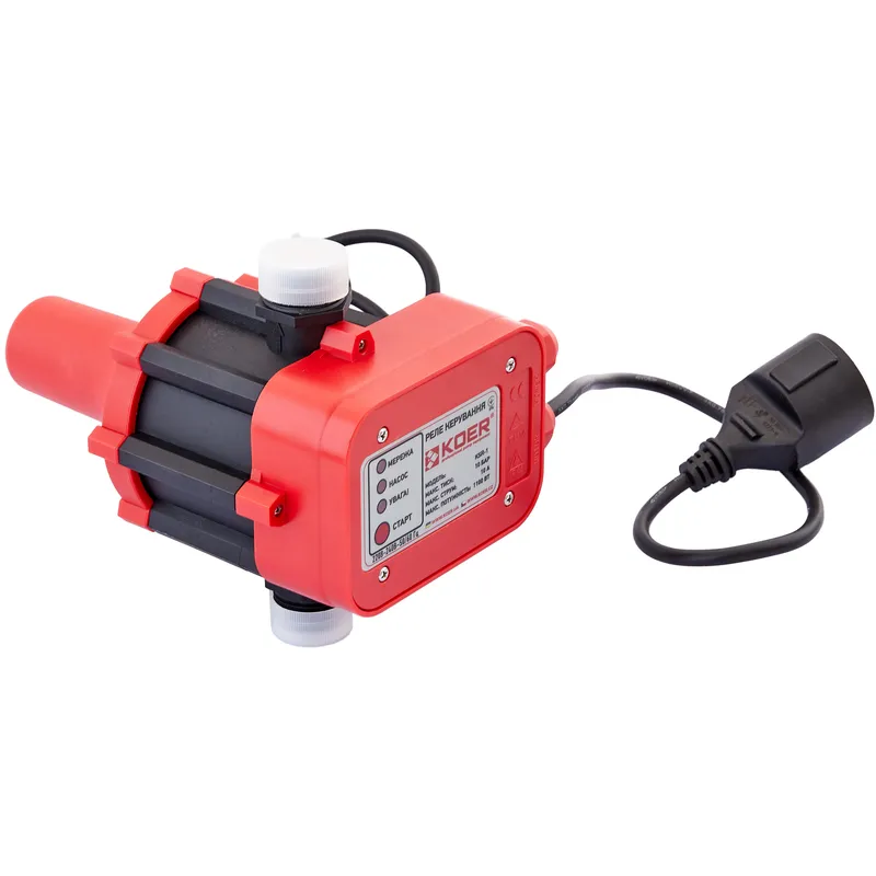 Контролер тиску електронний Koer KSR-1 для насоса (1,1кВт, 1") (KP3154), фото 1