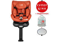 Автокрісло FreeON SPACE, поворотність 360°, помаранчеве