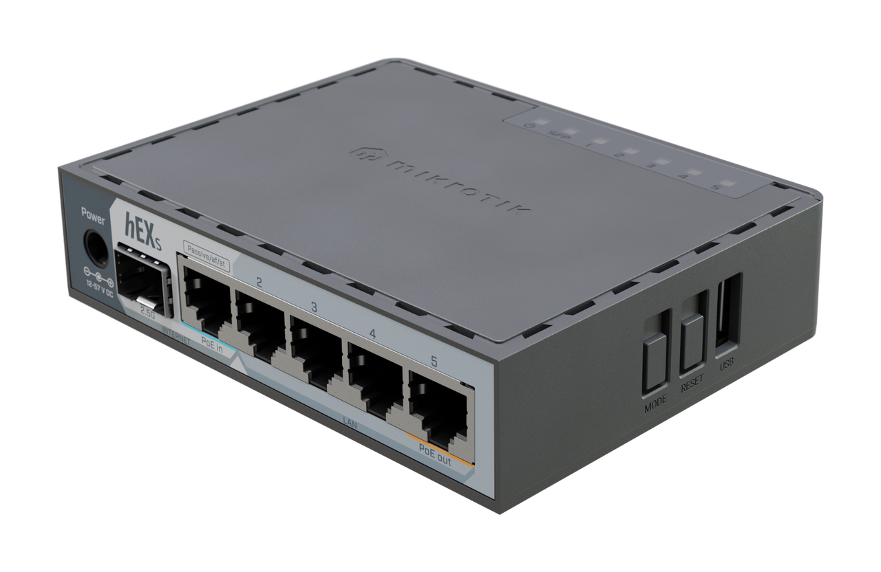 Маршрутизатор Mikrotik hEX S (E60iUGS)