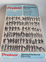 Preiser 326 Набір фігурок для розфарбовування - Люди різних професій 120 штук, масштабу 1:87