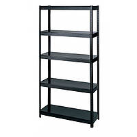 Стелаж металевий 180х90х40 Siker GoodTool P9040L чорний 5 полиць